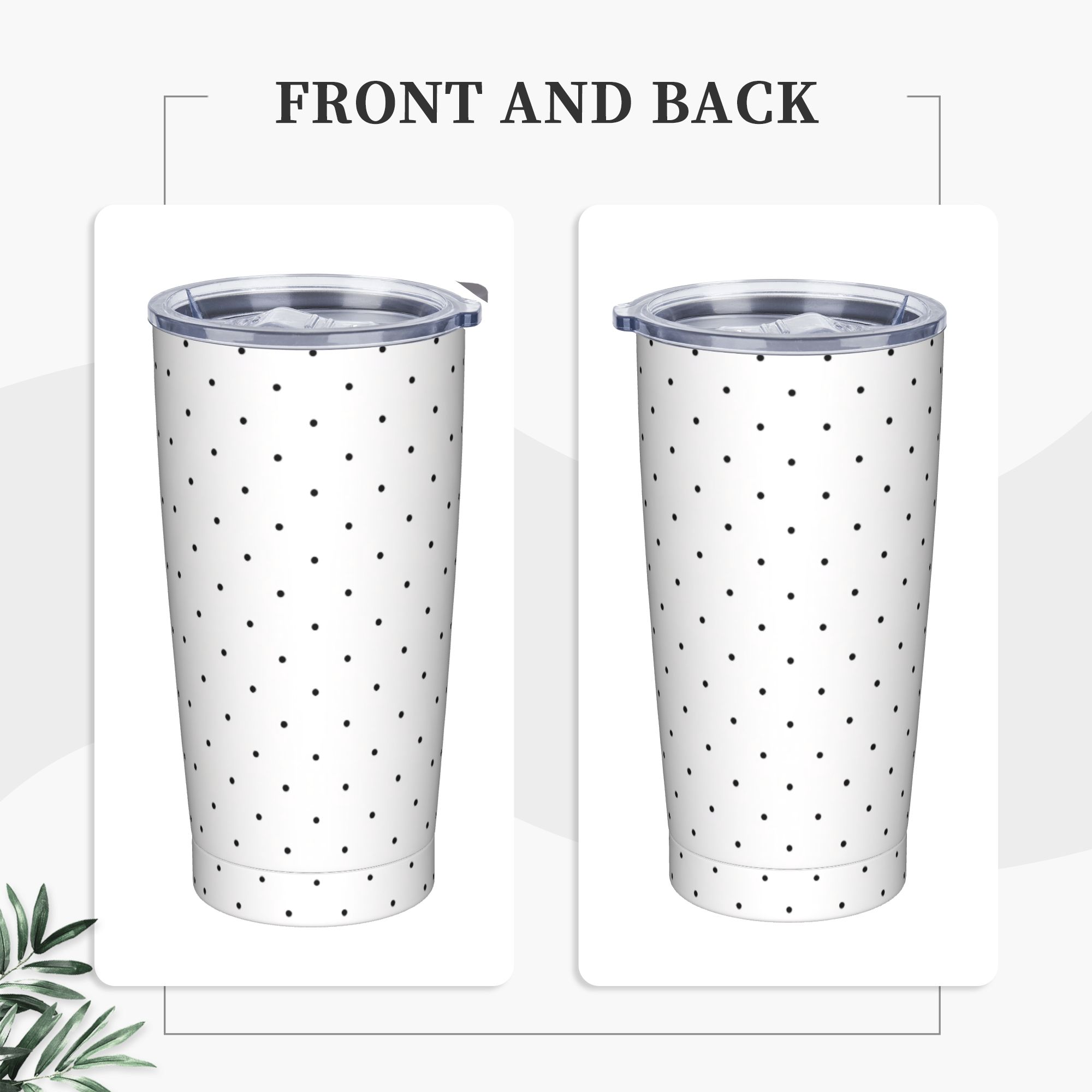 Tumbler Stainless Steel Motif  - Tumbler 20Oz White ulasan dan harga