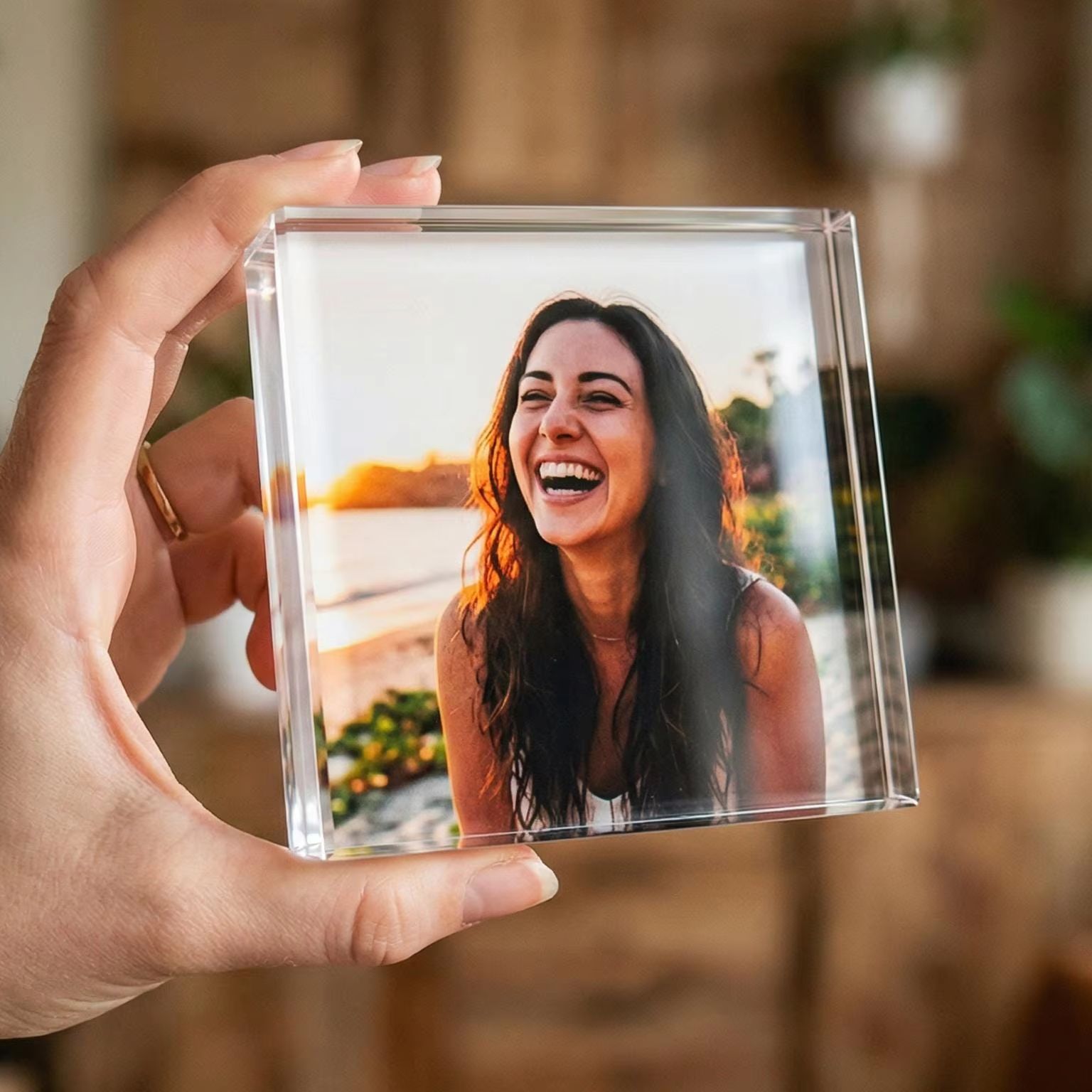 Blok Foto Persahabatan Kustom, - Photo Acrylic Block ulasan dan harga