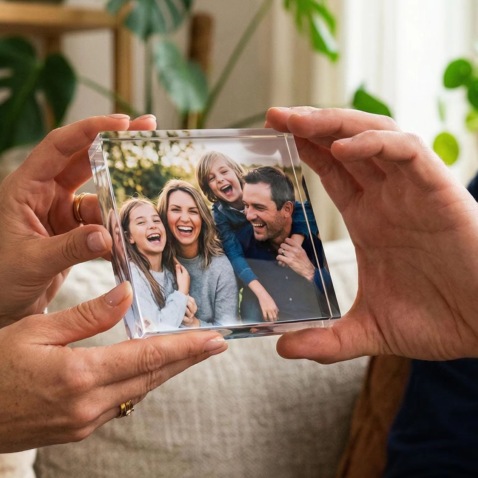 Blok Foto Persahabatan Kustom, - Photo Acrylic Block ulasan dan harga