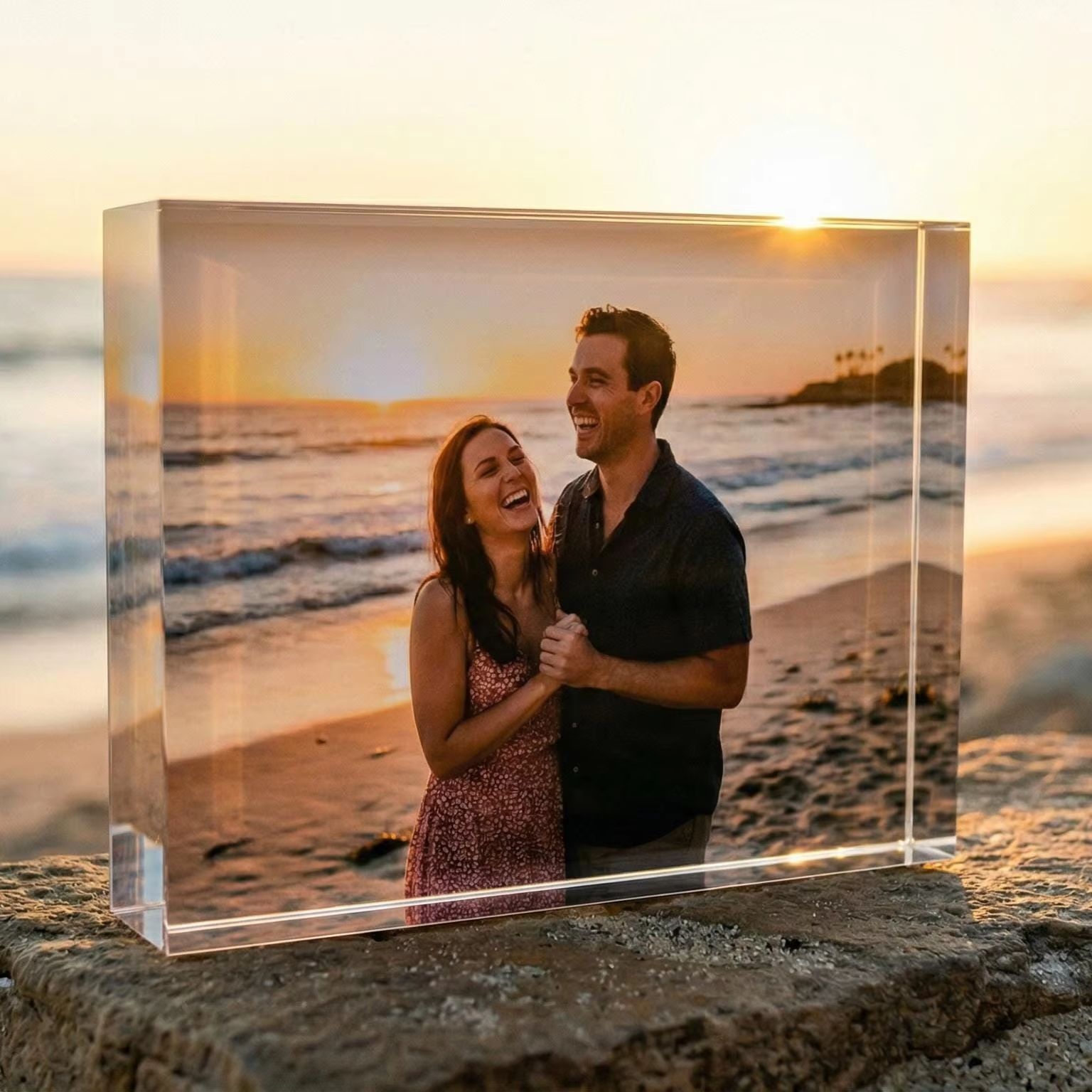 Blok Foto Persahabatan Kustom, - Photo Acrylic Block ulasan dan harga