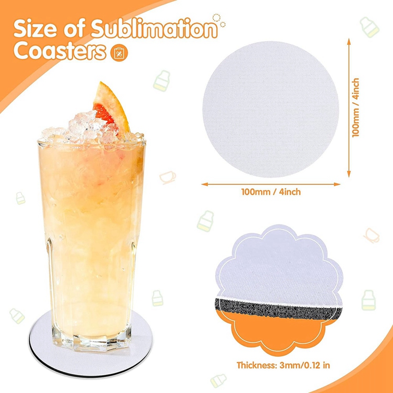 Alas Cangkir Kosong untuk Subl - Coaster Sublimation Blank ulasan dan harga