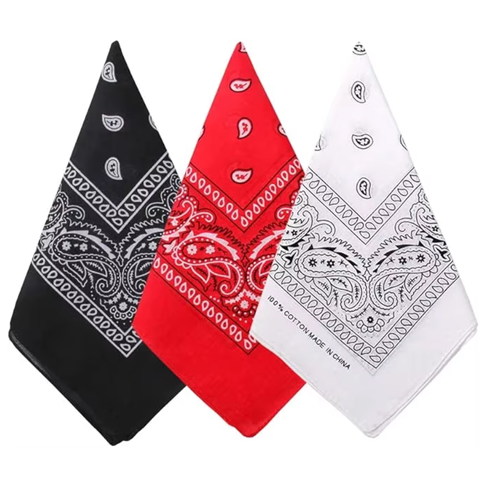 Syal Paisley Koboi Hip Hop Sya - Bandana Blank White ulasan dan harga