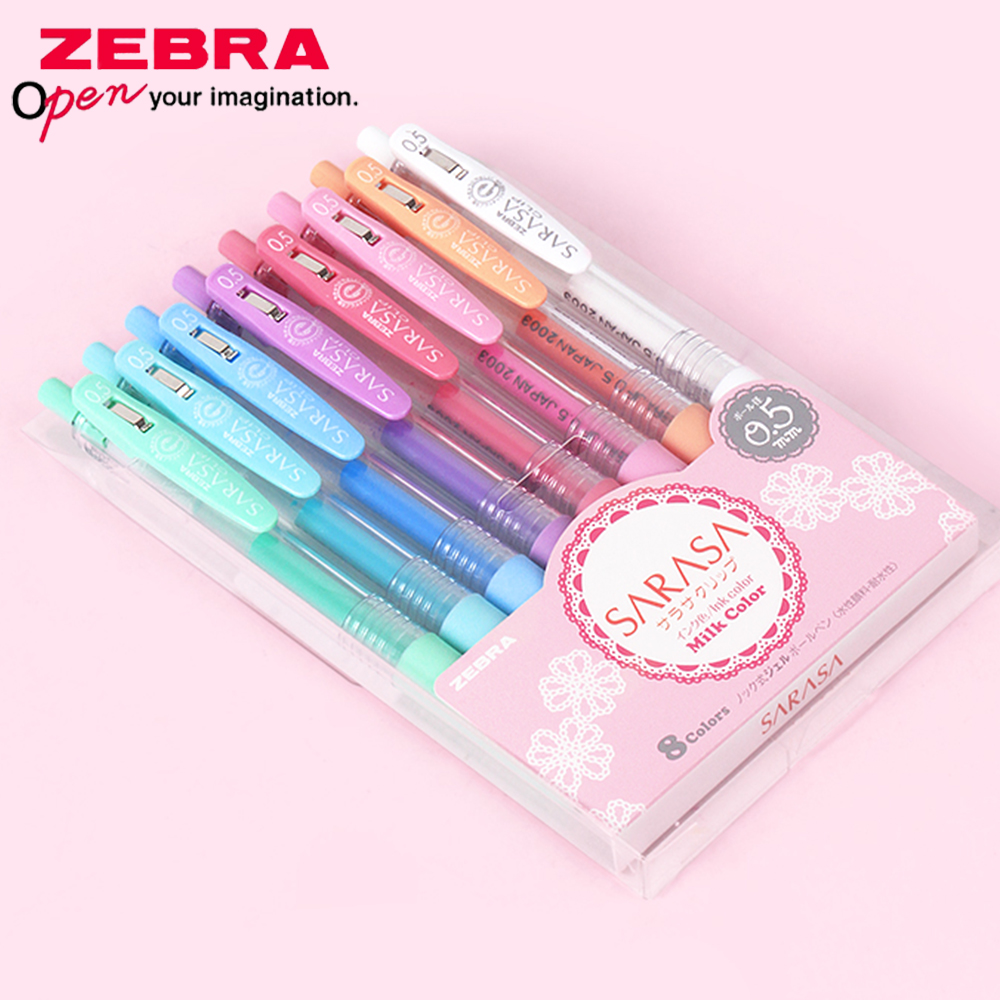 Set Pena Gel Zebra Warna 3/5/8 - Zebra Pen Mildliner ulasan dan harga