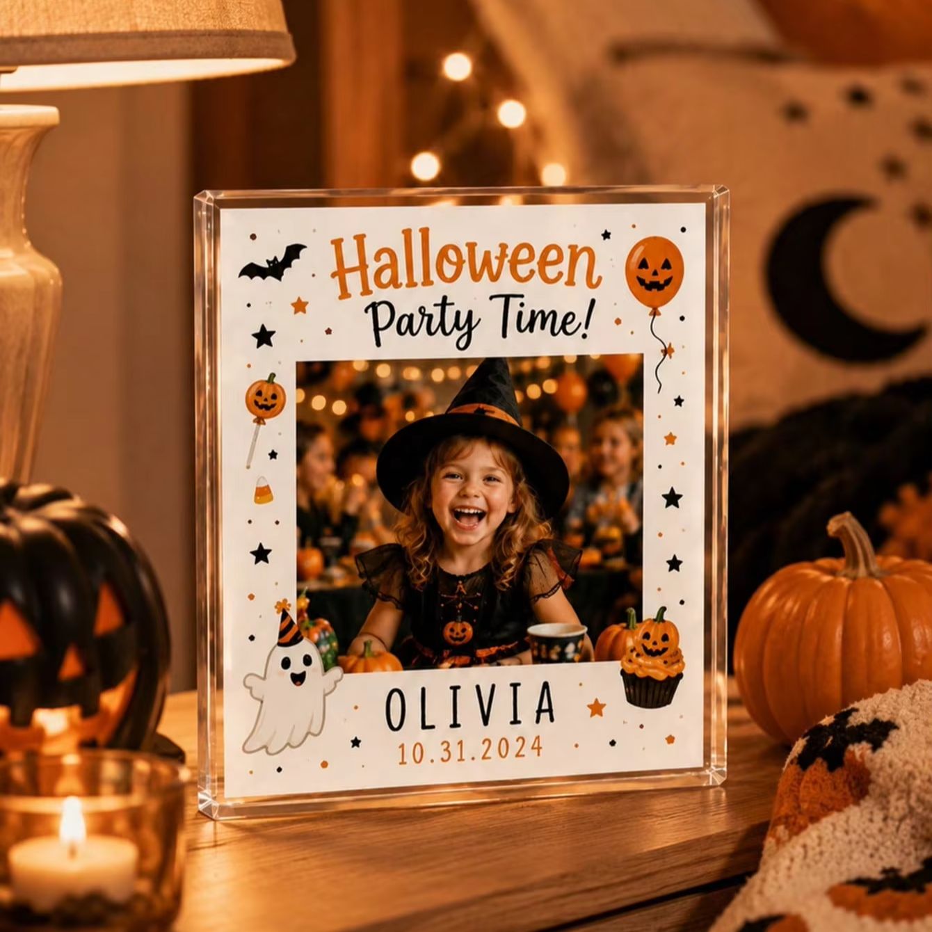 Blok Foto Akrilik Halloween Ku - Photo Acrylic Block ulasan dan harga