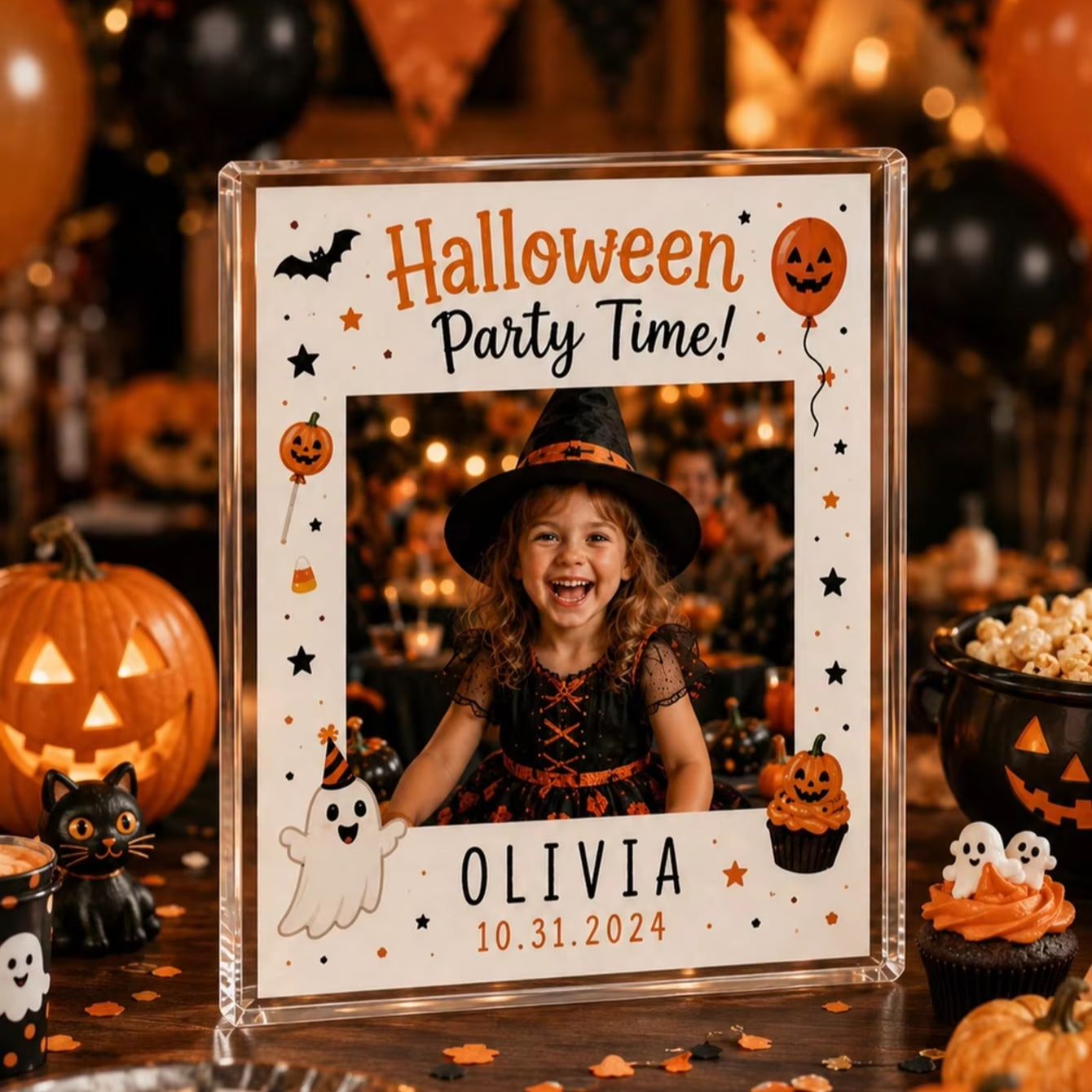 Blok Foto Akrilik Halloween Ku - Photo Acrylic Block ulasan dan harga