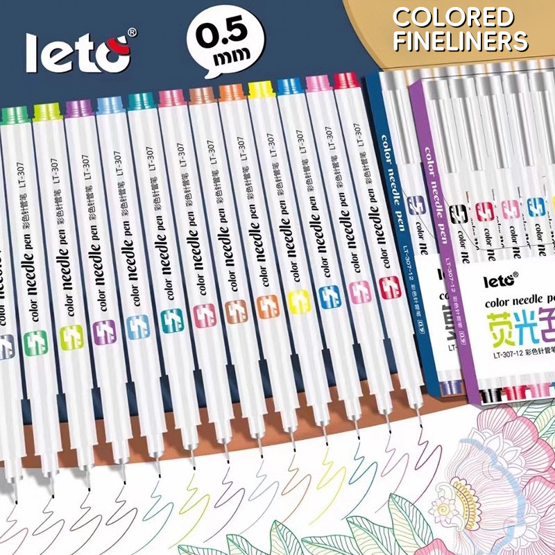 Set Pena Jarum Fine Liner 12pc - Copic Marker Sketch ulasan dan harga