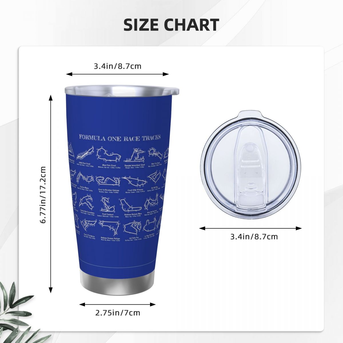 Lintasan Balap F1 (Stensil Put - Tumbler 20Oz White ulasan dan harga